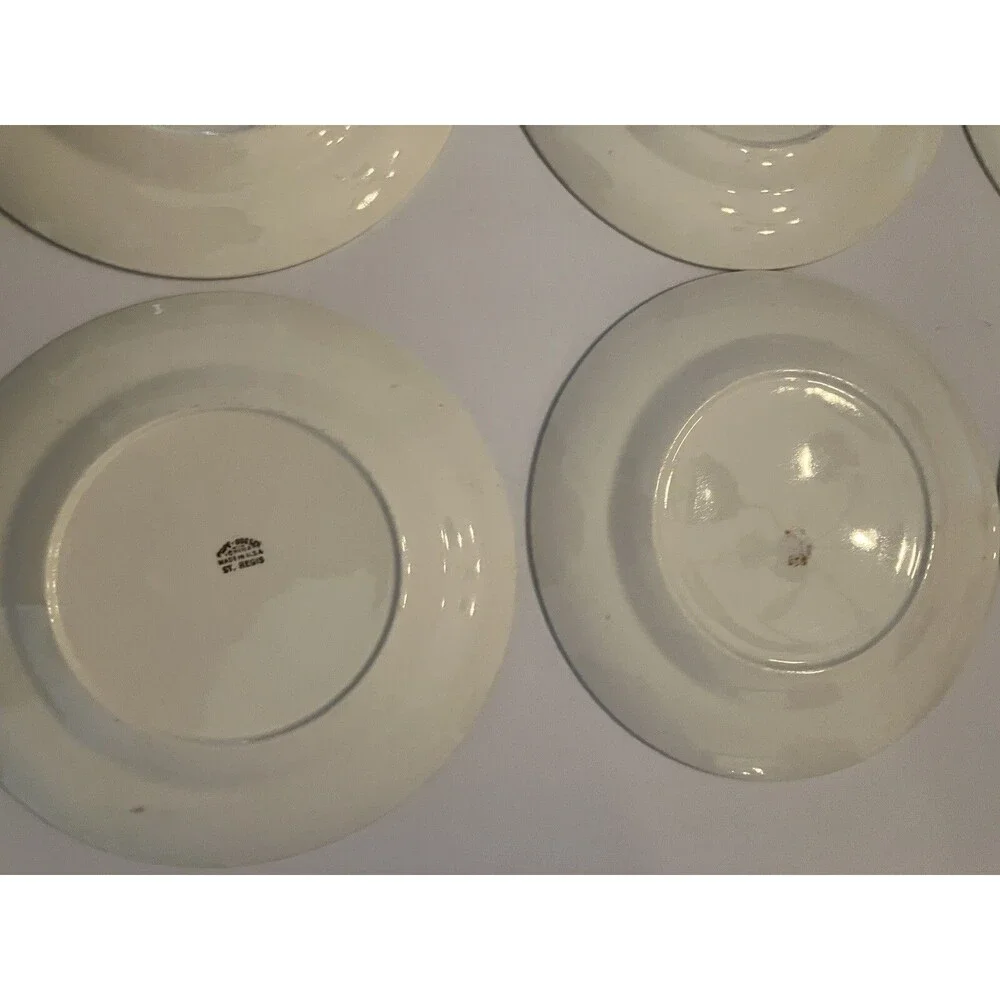 Lot of 6 POPE GOSSER St. Regis China Salad Plates